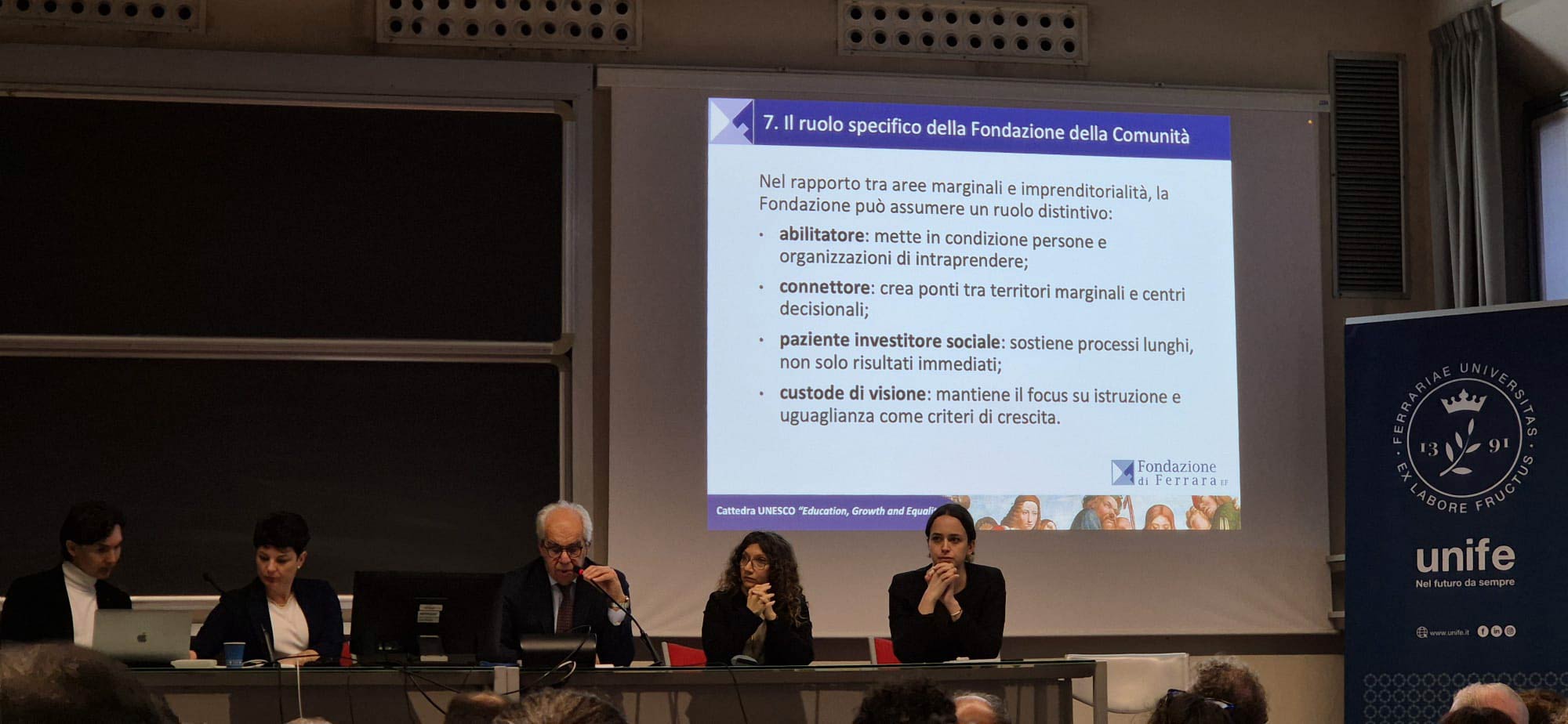 Fondazione di Ferrara, incontro del 31 Gennaio 2026