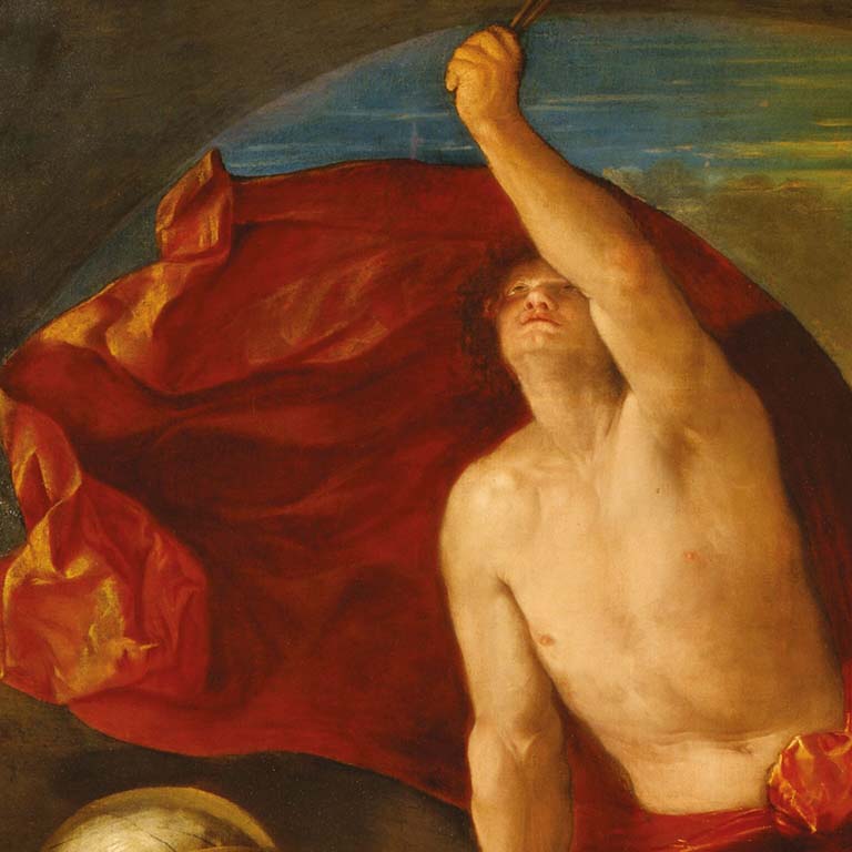 Dosso Dossi - Sapiente con compasso e il globo