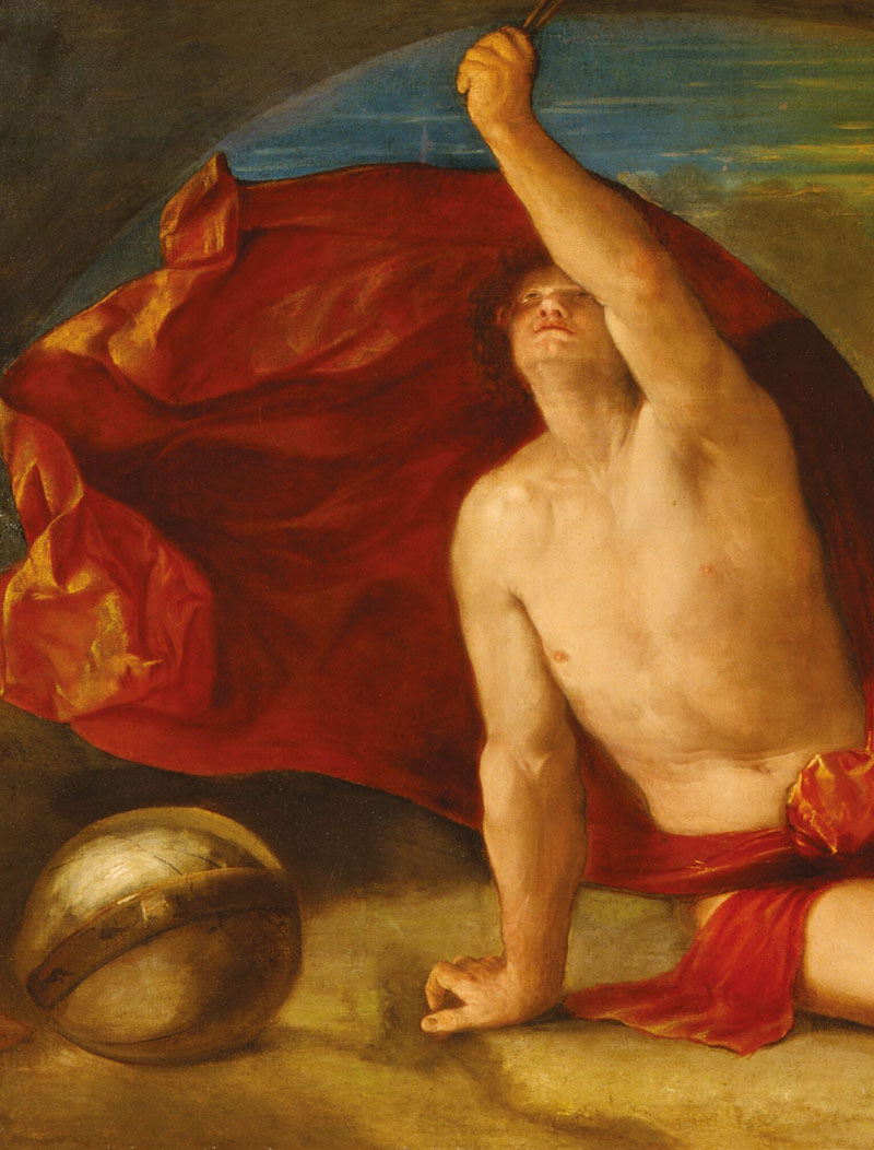 Dosso Dossi - Sapiente con compasso e il globo